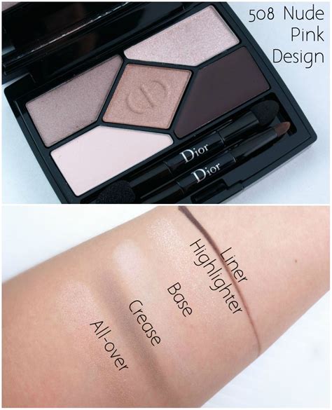 dior 5 couleurs eyeshadow undress swatches|dior eyeshadow color chart.